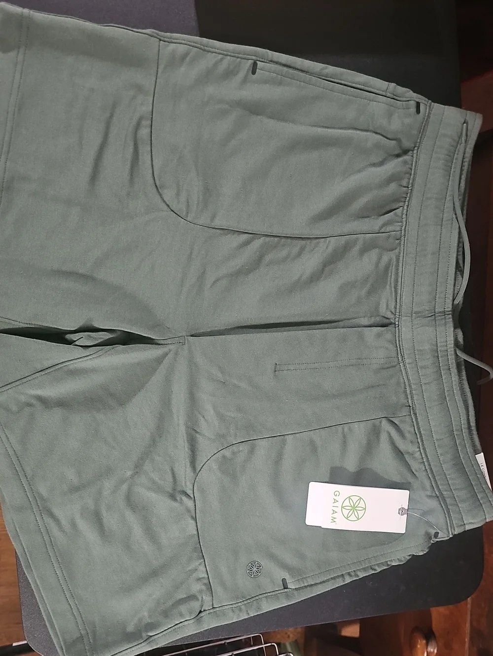 GAIAM Duck Green Lotus Shorts
